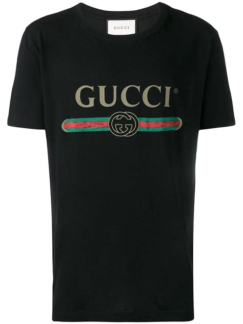 black and white print gucci dress shirt|t shirt Gucci original.